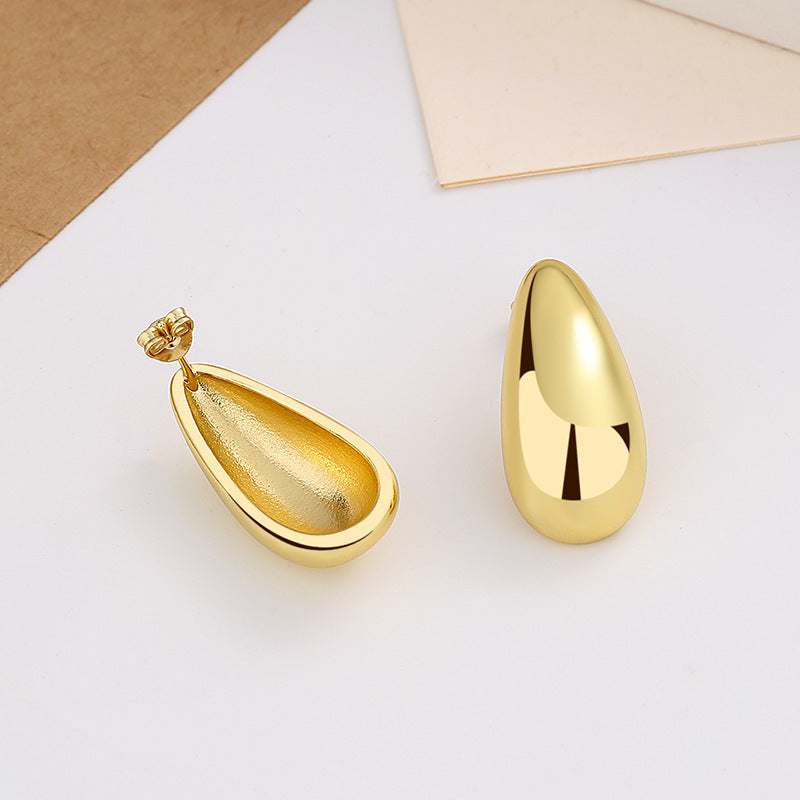 Water Drop Glossy Elegant Earrings