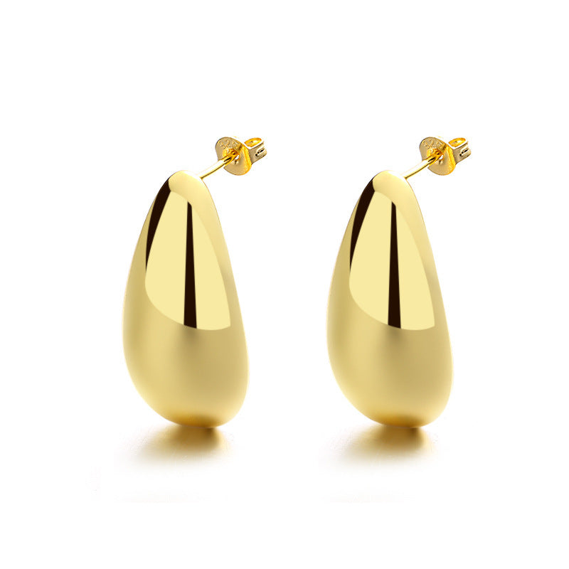 Water Drop Glossy Elegant Earrings